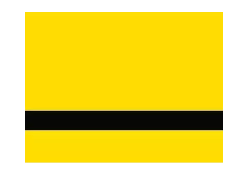 Laminat grawerski żółty / czarny grawerunek